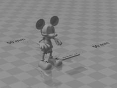 Mickey Mouse Generado Mediante Texto Por IA 4 3D Printer Model