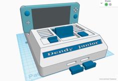 Universal Stand For Game Consoles In The Form Of A Dandy Console Rip By Mcka3ax40 3D Printer Model