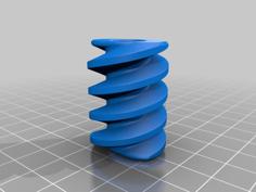 New Worm Gear 3D Printer Model