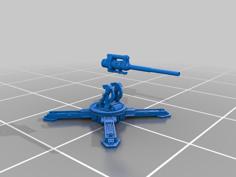 Heavy Gun 3D Printer Model