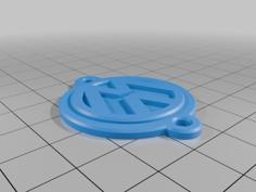 VW Keychain Double Eye Front 3D Printer Model