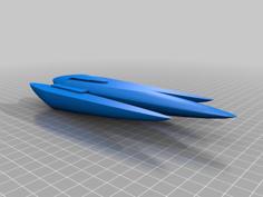 Race Boat 3D Printer Model