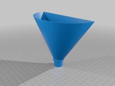 Water Funnel For LOGAR Steam Wax Melter 3D Printer Model