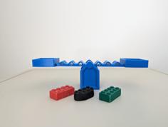 Scale / Seesaw For Small Items 3D Printer Model