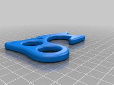 Corona Door Opener 3D Printer Model