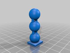 C02 Molecule 3D Printer Model