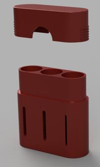 18650 Holder (3U) 3D Printer Model