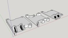 Gancio Catena Carrello Y Per R2 EVO 3D Printer Model