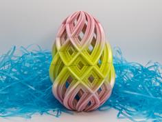 Large Spiral Easter Egg 3D Printer Model