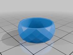 Low Poly Ring 3D Printer Model