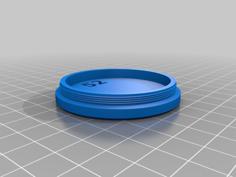 Lens Cap 52mm (screw) 3D Printer Model