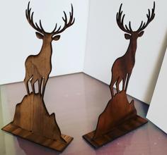 Laser Cut Standup Venison Cutout