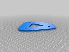 BMW S1000XR Number Plate Blank Off 3D Printer Model