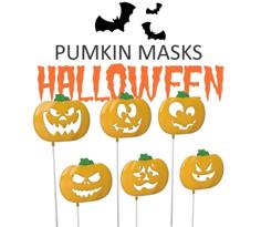 Set Of Halloween Pumkin Masks 3D Printer Model