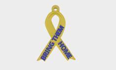 Bring Them Home Yellow Ribbon 3D Printer Model