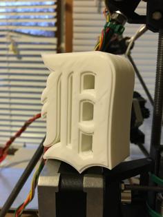 Detroit Tigers Old English D 3D Printer Model