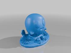 BooBoo The Happy Haunt – Cute Chibi Ghost – FDM Printable Halloween Figurine 3D Printer Model