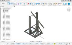 Custom Redesigned Of A Trebuchet 3D Printer Model