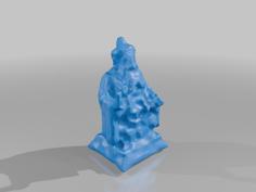 The God Of Wealth In Chinese Shrine 3D Printer Model