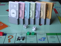 Monopoly Vertical Money Holder 3D Printer Model