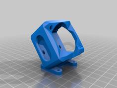 Grinderino DJI Action 2 Mount (35deg) 3D Printer Model