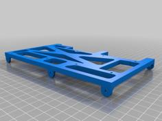 Print-friendly Chassis For AIO Electronics Enclosure 3D Printer Model