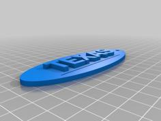 Texas Toothpaste Squeezer And Keychain Remix 3D Printer Model