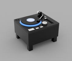 DJ Booth Music Box 3D Printer Model