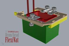 DrumHead FlexVat For Uncia Printer. Detachable Version. 3D Printer Model