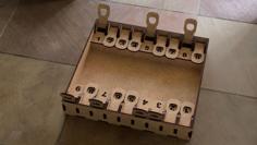 Shut The Box With Double Score Tracks, Laser-Cut