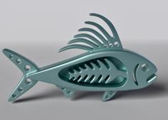 Fish Silhouette 3D Printer Model