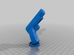 Unusable Toy Pistol 3D Printer Model