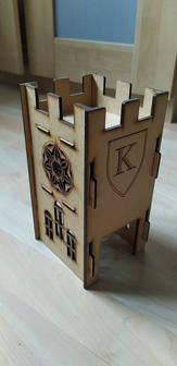 Laser Cut 2 Floors Wood Tower