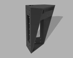 Surround Speaker Corner Wall Bracket (parametric) 3D Printer Model