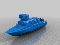 United Earth Empire Delta Patrol Boat 3D Printer Model