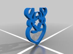 Browning Keychains 3D Printer Model