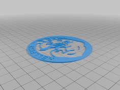 Hellfish Badge Logo 3D Printer Model