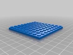 Playmags Lego Adaptor 3D Printer Model