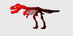 T-Rex Skeleton 3D Printer Model