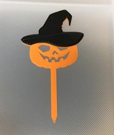 Pumpkin Cupcake Pick2 3D Printer Model