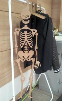 Laser Cut Skeleton