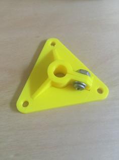 Rostock Max V2 Dial Indicator Mount 3D Printer Model