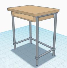 School Desk – Complete 3D Printer Model