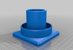 Paper Cup Holder With Safe Hiding Place 3D Printer Model