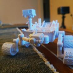 Mars Curiosity Rover 3D Printer Model