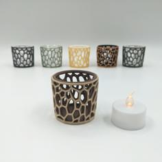 Candle Holder – Bionic Multicolor Design 3D Printer Model