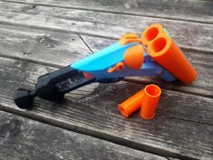 Foam A Nature – Nerf Double Barrel Shotgun 3D Printer Model