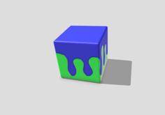 Wavy Coulis Slide Cube PUZZLE 3D Printer Model