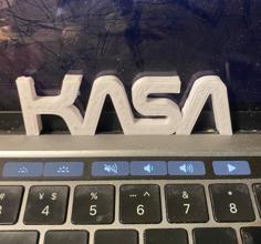 KASA Worm Logo (Kerbal Aeronautics And Space Administration) 3D Printer Model