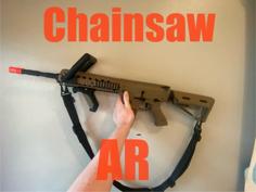 M4 Chainsaw Foregrip, M134 Conversion (Airsoft) 3D Printer Model